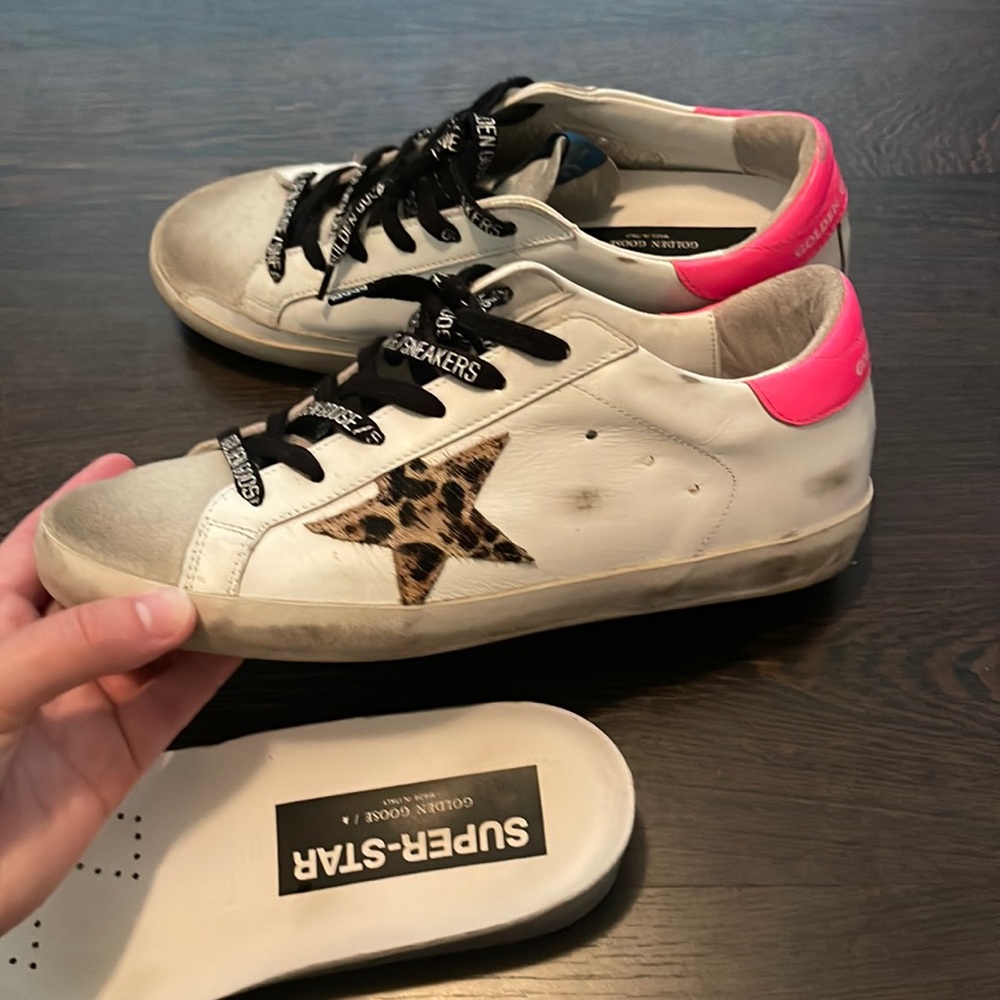 Authentic Golden Goose Super-Star Sneakers size 38